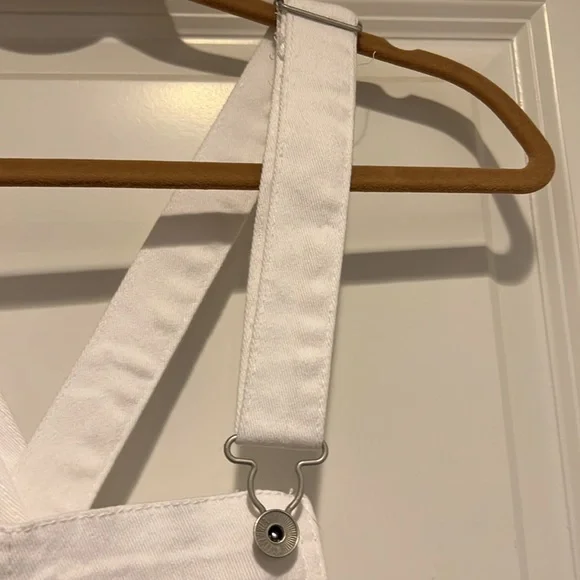Wallflower White Short Overalls Size L - Picture 4 of 16
